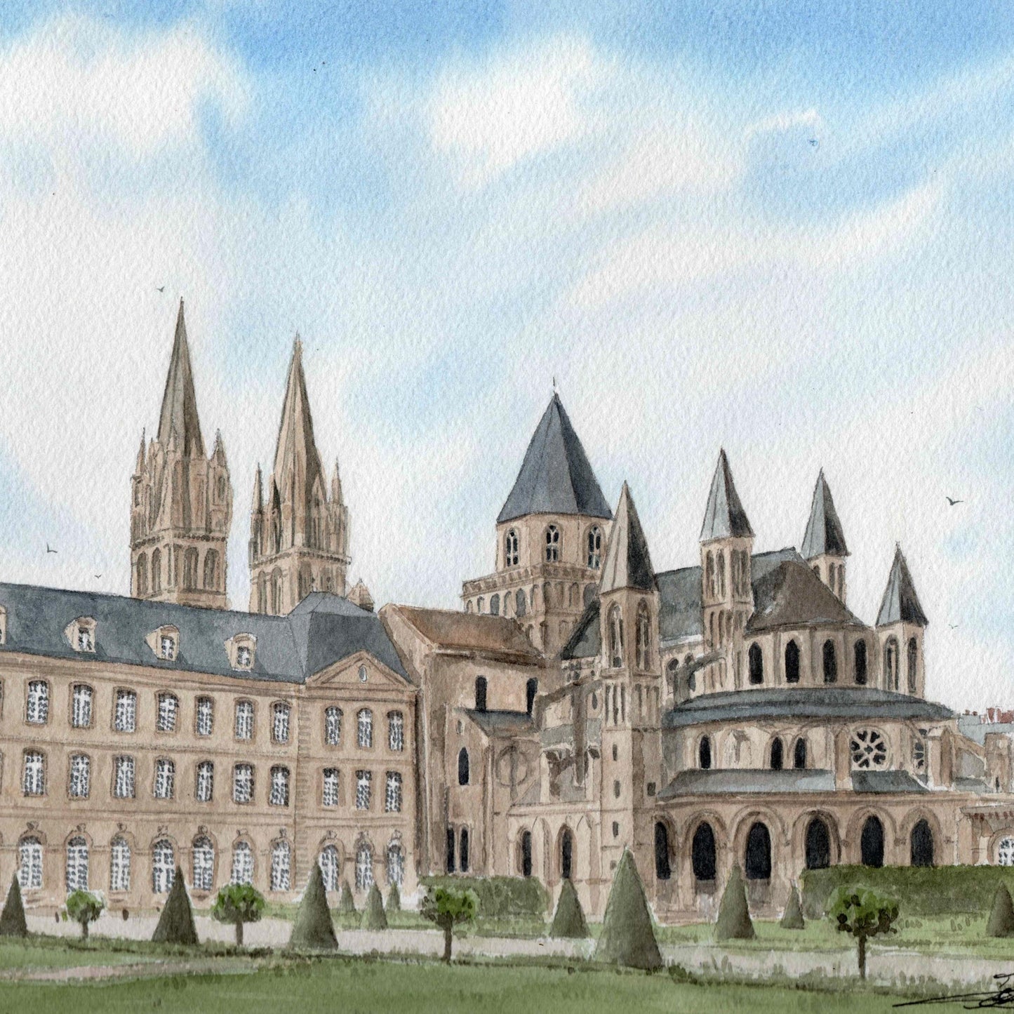 L'abbaye aux Hommes, Caen