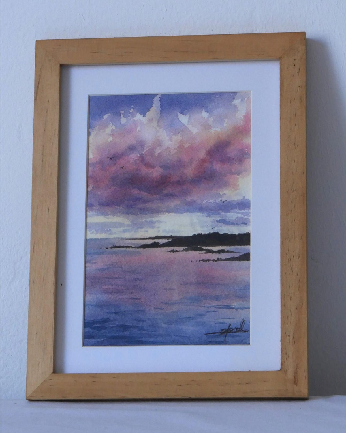 Coucher rougeoyant