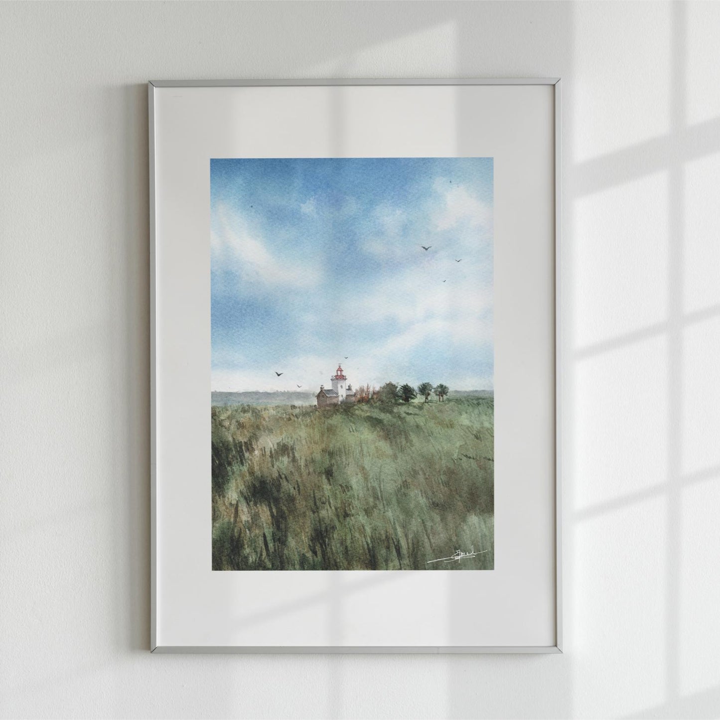 Le phare rougit