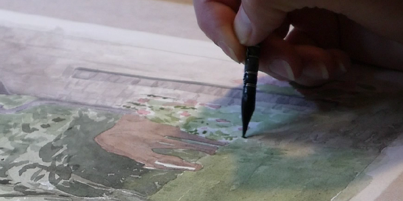 aquarelle cheval