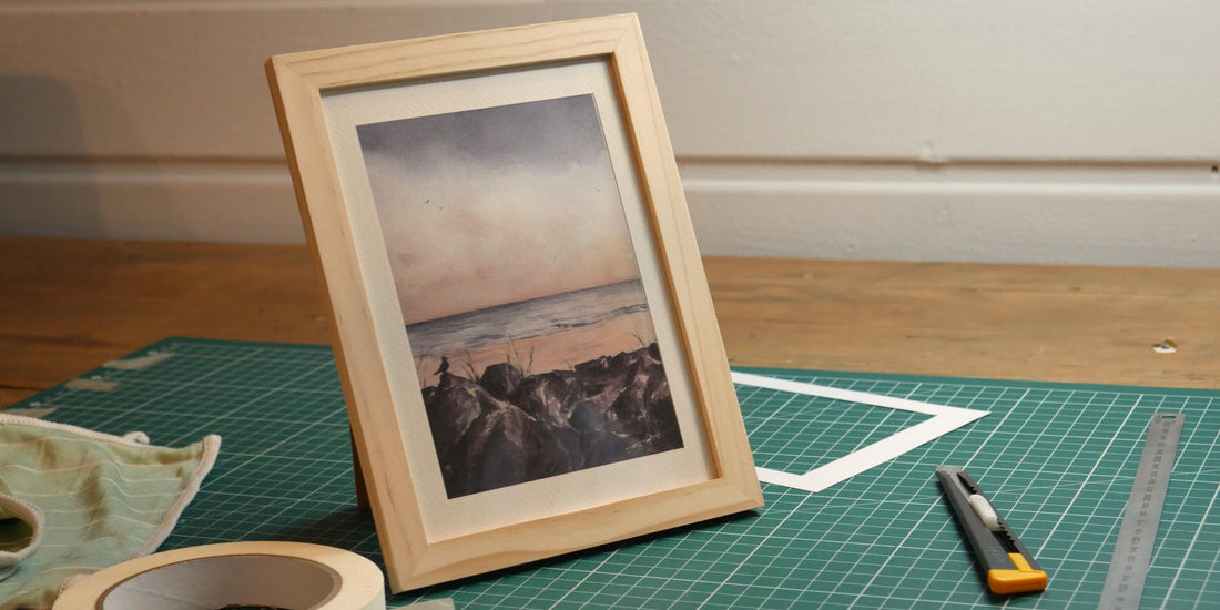 Encadrement aquarelle