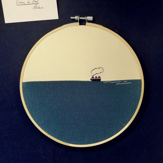 Large “Liner” embroidery