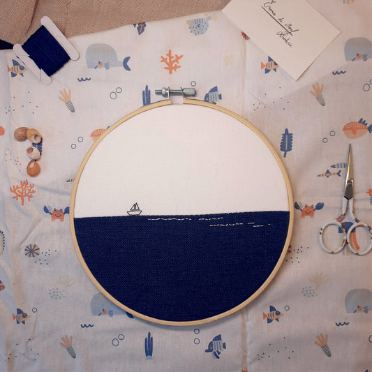 Large “Boat” embroidery