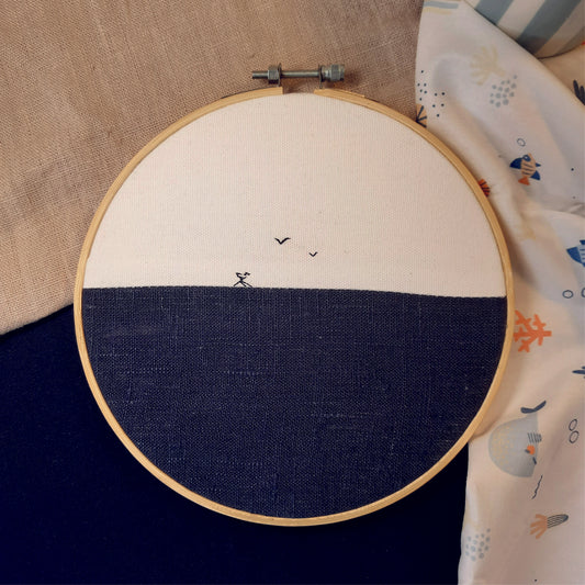 Large “Seagull” embroidery