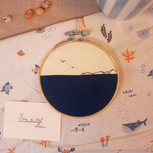 Small embroidery "Rocks"