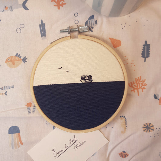 Small embroidery "Three masts"