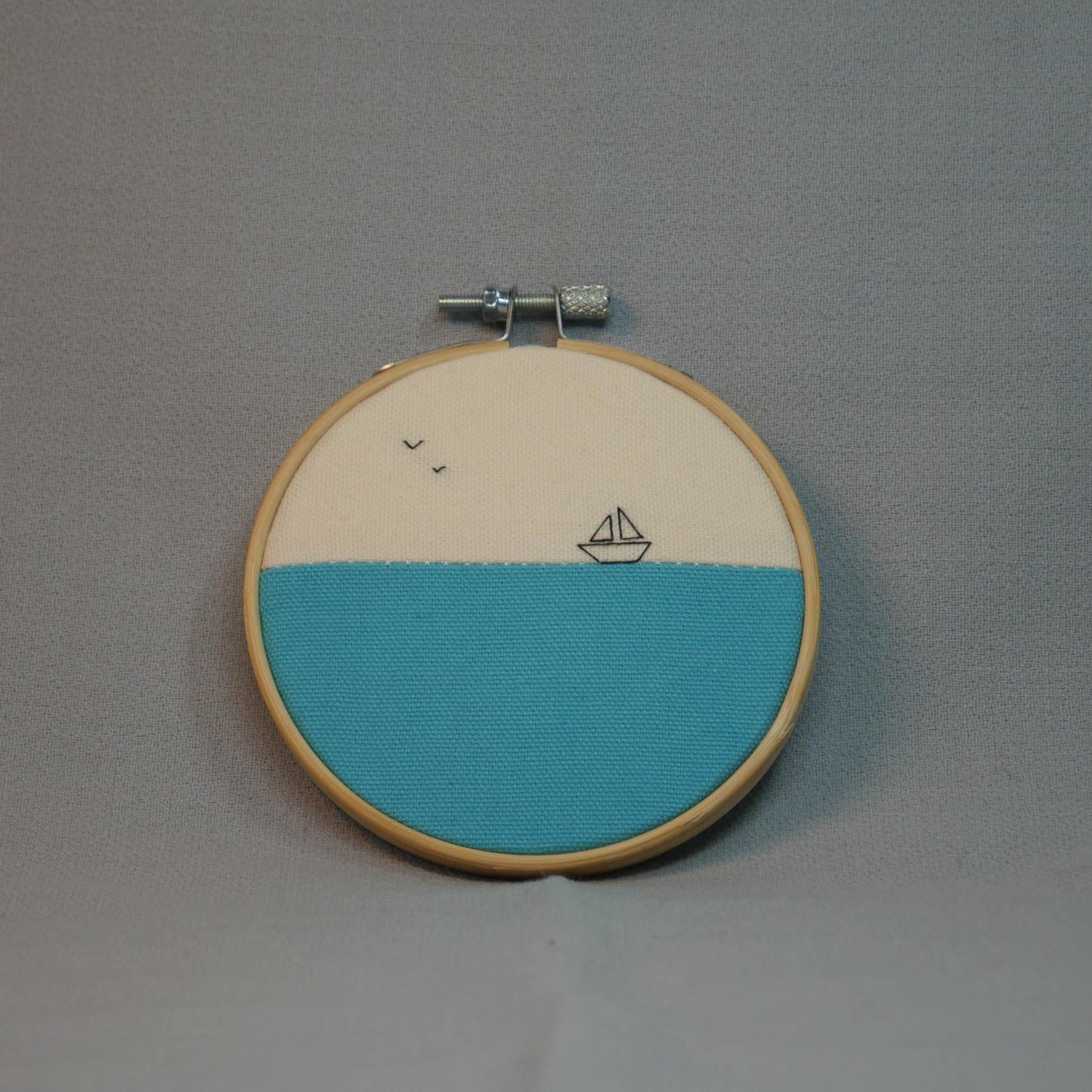 Petite broderie "Bateau"