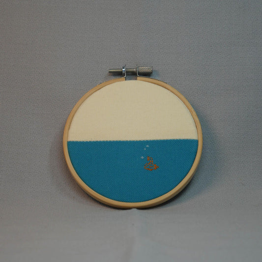 Petite broderie "Sous-marin"